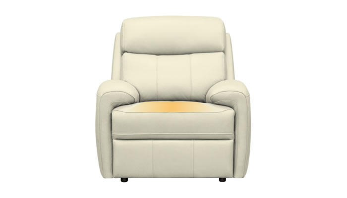 G Plan Hardy Armchair Heated Seat Cambridge Chalk